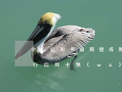 中信信用卡逾期變成無(wú)效卡(中信銀行信用卡 無(wú)效卡)
