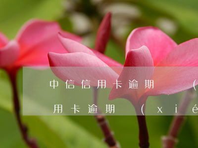 中信信用卡逾期還協(xié)商嗎(中信信用卡逾期協(xié)商打什么電話)