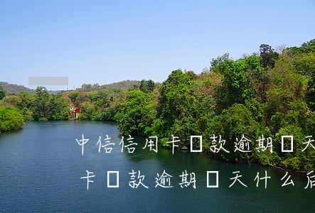 中信信用卡還款逾期兩天什么后果(中信信用卡還款逾期兩天什么后果)