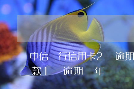 中信銀行信用卡2萬逾期三年（中信信用卡欠款1萬逾期兩年）