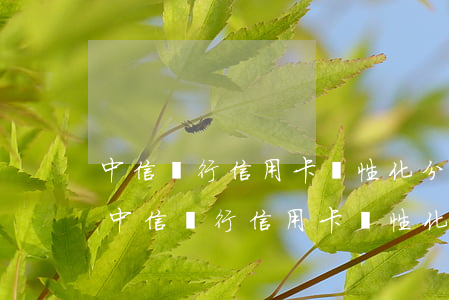 中信銀行信用卡個性化分期需要什么證明-中信銀行信用卡個性化分期需要什么證明材料