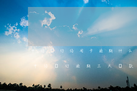 中信銀行信用卡逾期什么時(shí)候還(中信銀行逾期三天還款對(duì)信用有影響嗎)