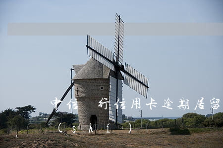 中信銀行信用卡逾期居留(中信信用卡逾期時(shí)間過長)