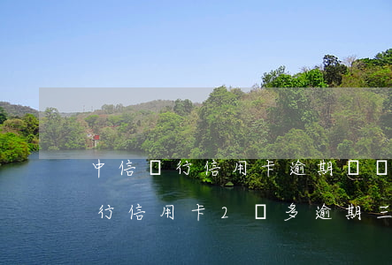中信銀行信用卡逾期幾個月還了-欠中信銀行信用卡2萬多逾期三個月了怎么辦
