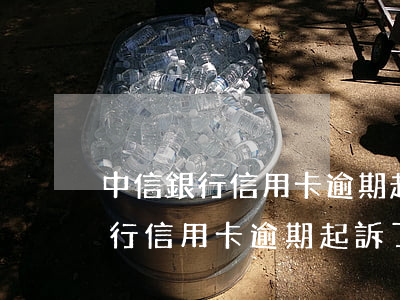 中信銀行信用卡逾期起訴了怎么辦-中信銀行信用卡逾期起訴了怎么辦理
