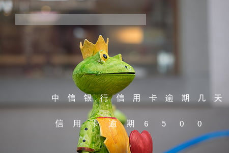 中信银行信用卡逾期几天不算逾期（中信银行信用卡逾期6500）