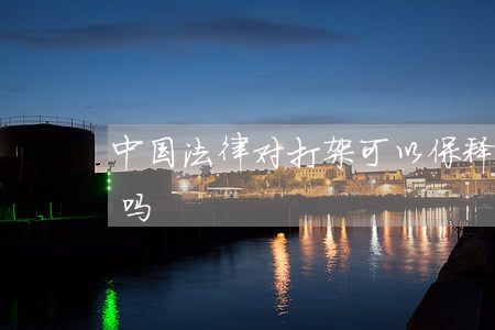 中国法律对打架可以保释吗(打架刑拘能取保吗)