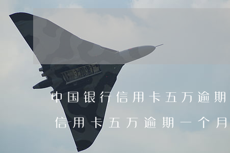中国银行信用卡五万逾期一个月-中国银行信用卡五万逾期一个月利息多少
