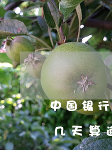 中国银行信用卡晚还一天算逾期(银行卡晚还几天算逾期)