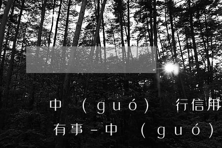 中國(guó)銀行信用卡逾期兩三天有沒有事-中國(guó)銀行信用卡逾期兩三天有沒有事啊