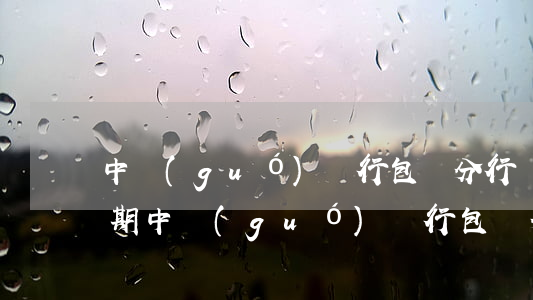中國(guó)銀行包頭分行員工信用卡逾期(中國(guó)銀行包頭分行員工信用卡逾期了)