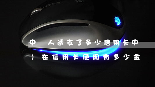 中國人透支了多少信用卡(中國現(xiàn)在信用卡使用有多少金額)