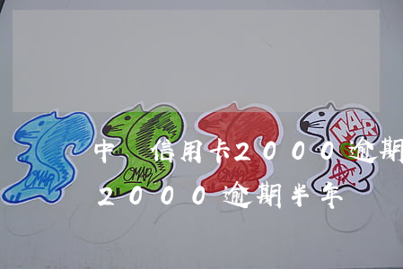 中國信用卡2000逾期半年-中國信用卡2000逾期半年