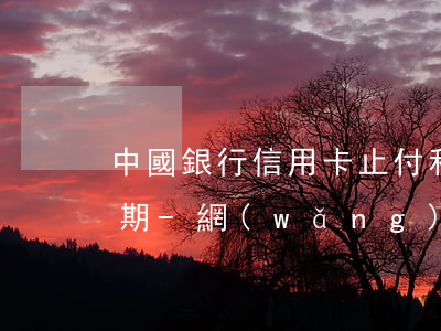 中國銀行信用卡止付和網(wǎng)貸逾期-網(wǎng)貸逾期與信用卡逾期區(qū)別