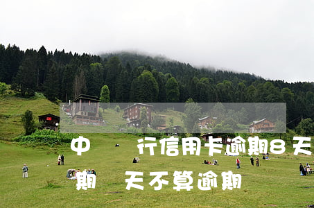 中國銀行信用卡逾期8天(中國銀行信用卡逾期幾天不算逾期)