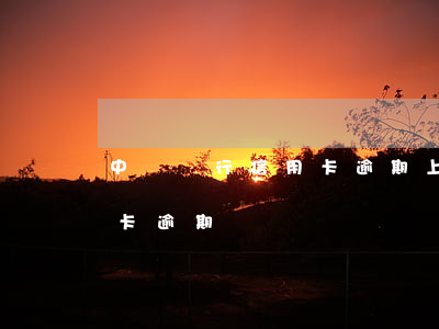 中國銀行信用卡逾期上門案例 中國銀行 信用卡 逾期