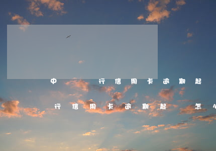 中國銀行信用卡逾期起訴怎么解決-中國銀行信用卡逾期起訴怎么解決的