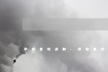 中安金控逾期-中安金控中央新闻后续处理
