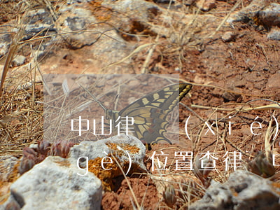 中山律師協(xié)會(huì)哪個(gè)位置查律師(中山律師協(xié)會(huì)哪個(gè)位置查律師)