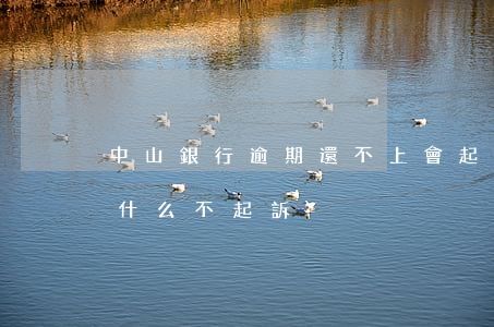 中山銀行逾期還不上會起訴嗎(逾期了銀行為什么不起訴)