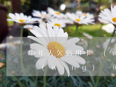 中年人欠信用卡網(wǎng)貸怎么辦(欠網(wǎng)貸可以申請信用卡嗎)