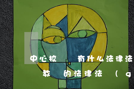 中心校應該有什么法律法規(guī)(有關教師的法律法規(guī)有哪些)