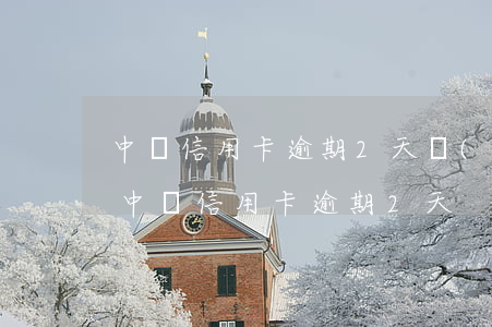 中興信用卡逾期2天會(huì)上征信嗎（中興信用卡逾期2天）