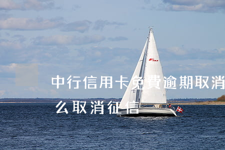 中行信用卡免費逾期取消征信(信用卡逾期怎么取消征信)