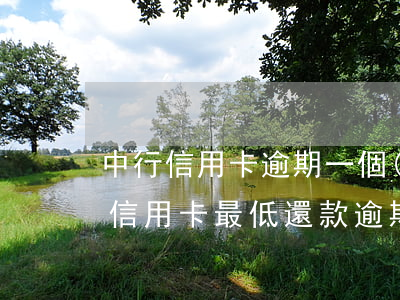 中行信用卡逾期一個(gè)月還了最低-信用卡 最低還款 逾期