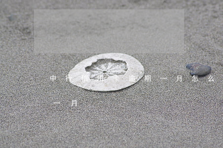 中行信用卡逾期一月怎么还（中行信用卡逾期一月）