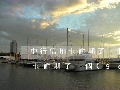 中行信用卡逾期了一個(gè)月(中行信用卡逾期了一個(gè)月)