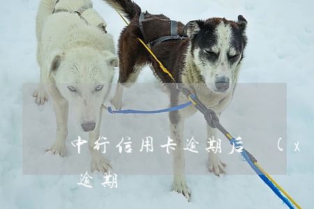 中行信用卡逾期后續(xù)(銀行卡信用卡逾期)