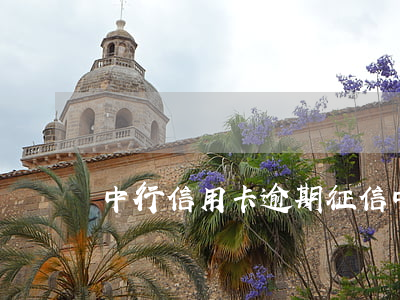 中行信用卡逾期征信(中行信用卡逾期征信)