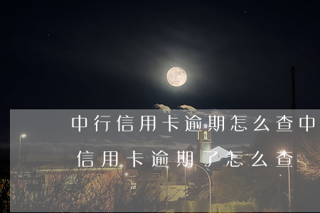 中行信用卡逾期怎么查(中國(guó)銀行信用卡逾期了怎么查賬單)