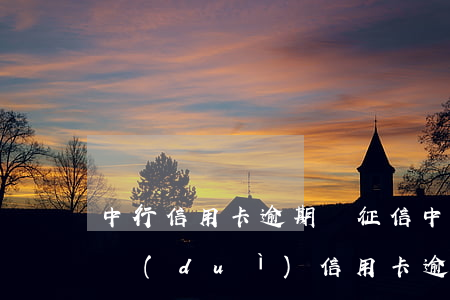 中行信用卡逾期銷征信(中國(guó)銀行對(duì)信用卡逾期的處理)