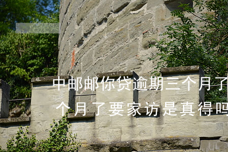 中邮邮你贷逾期三个月了(中邮邮你贷逾期三个月了,要家访是真得吗)