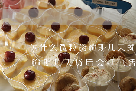 为什么微粒贷逾期几天就会找上门-微粒贷逾期几天贷后会打电话