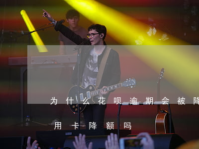 为什么花呗逾期会被降额(花呗逾期会影响信用卡降额吗)