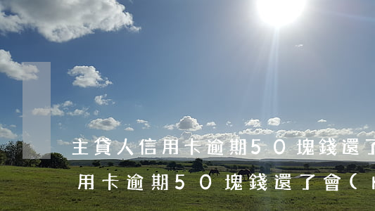 主貸人信用卡逾期50塊錢還了-主貸人信用卡逾期50塊錢還了會(huì)怎樣