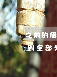 之前的借唄逾期記錄怎么看(借唄逾期怎么看到全部欠款)