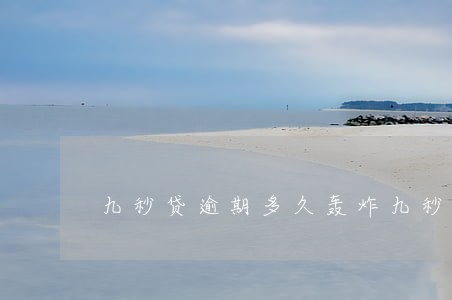 九秒贷逾期多久轰炸(九秒贷停止服务)
