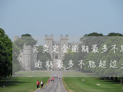 买卖定金逾期最多不能超过多少-买卖定金逾期最多不能超过多少天