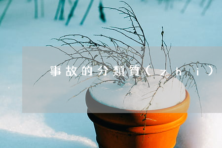 事故的分類(質(zhì)量事故的分類)