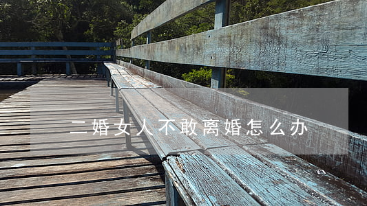 二婚女人不敢离婚怎么办