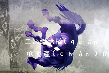 二婚繼承權(quán)有時限嗎(二婚有繼承遺產(chǎn)的權(quán)利嗎)