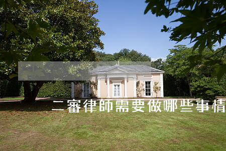 二審律師需要做哪些事情(二審很少找律師)