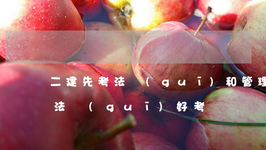 二建先考法規(guī)和管理可以嗎(二建法規(guī)好考嗎)
