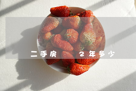 二手房沒滿2年多少稅