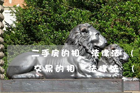 二手房的相關法律法規(guī)(二手房交易的相關法律法規(guī)有哪些)