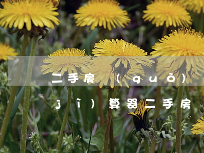 二手房過(guò)戶費(fèi)用計(jì)算器(二手房過(guò)戶費(fèi)用計(jì)算器)